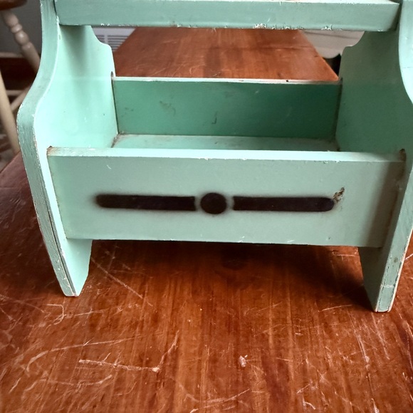 Vintage Wooden Sewing Caddy with Duck Design - Picture 8 of 13